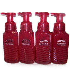 Bath & Body Works White Barn Crushed Candy Cane Gentle Foaming Hand Soap X 4